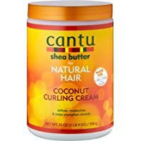 Los mejores  - Cantu - Crema de manteca de karité para un rizado natural del cabello- tamaño de salón de estética- 709 g